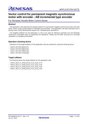 Renesas R7FA6T2BD3CFP Application Note