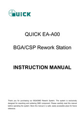 Quick EA-A00 Instruction Manual