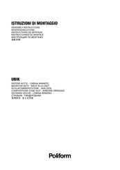 Poliform UBIK Assembly Instructions Manual
