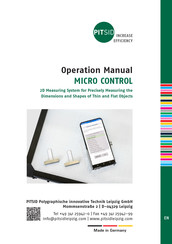PITSID MICRO CONTROL Operation Manual