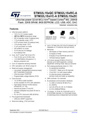 ST STM32L152VC-A Datasheet