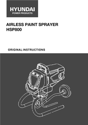 Hyundai power products HSP800 Original Instructions Manual