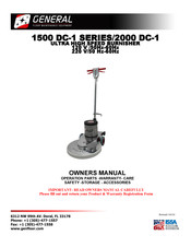 General 2000 DC-1 Owner's Manual