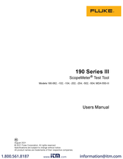 Fluke ScopeMeter 190-202-III-S User Manual