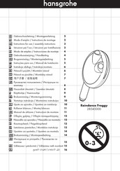 Hans Grohe Raindance Froggy 28545000HG Instructions For Use/Assembly Instructions