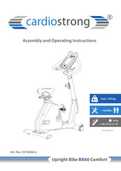 CARDIO STRONG CST-BX60-2 Assembly And Operating Instructions Manual