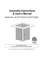 Legacy Heating JS-OFT-Z02B Assembly Instructions & User Manual