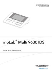 Xylem WTW inoLab Multi 9630 IDS Operating Manual