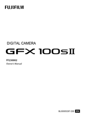 FujiFilm GFX 100SII Owner's Manual
