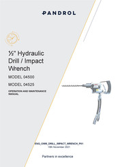 PANDROL 04500 Operation And Maintenance Manual