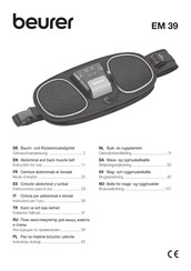 Beurer EM 39 Instructions For Use Manual