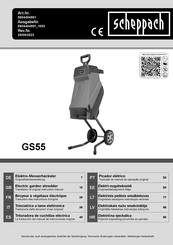 Scheppach GS55 Instruction Manual