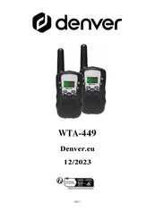 Denver WTA-449 Manual