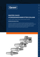 GARANT MASTER CHUCK 307502 6 User Manual