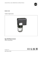 Samson 3374 Mounting And Operating Instructions