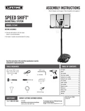 Lifetime SPEED SHIFT 51544 Assembly Instructions Manual