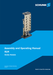 SCHUNK HLM 25 Assembly And Operating Manual