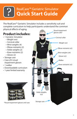 Realityworks RealCare Geriatric Simulator Quick Start Manual