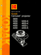 Kodak Carousel 4400-L How To Use Manual