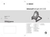 Bosch UniversalWorkLight 18V-2100 Original Instructions Manual