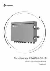 Solplanet Combiner box ASW1000-CB-HB Quick Installation Manual