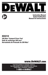 DeWalt DCE210D2 Instruction Manual