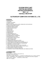 Elitegroup Computer Systems VERTOS 600 Series Instruction Manual