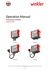 winkler W-550 Operation Manual