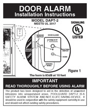 PBM Poolguard DAPT-2 Installation Instructions Manual
