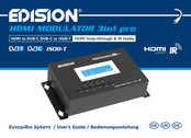 Edision HDMI MODULATOR 3in1 pro User Manual
