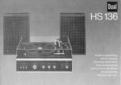 Dual HS 136 Operating Instructions Manual