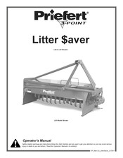 Priefert Litter Saver LS7 Operator's Manual
