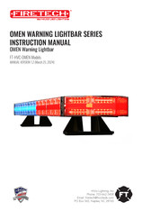 FIRETECH OMEN WARNING LIGHTBAR Series Instruction Manual