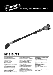 Milwaukee M18 BLTS-0 Original Instructions Manual