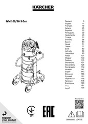 Kärcher IVM 100/36-3 Oss Manual