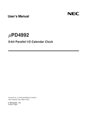 NEC mPD4992 User Manual