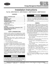 Carrier 30RC70004101 Installation Instructions Manual