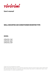 Toyotomi UTN-18AP User Manual