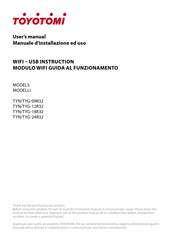 Toyotomi TYG-18R32 User Manual