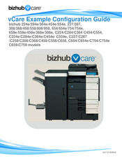 Bizhub care 558e Configuration Manual