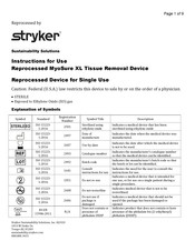 Stryker MyoSure XL 50-501XL Instructions For Use Manual