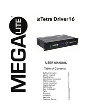 MegaLite Tetra Driver 16 User Manual