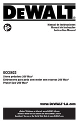 DeWalt DCCS623 Instruction Manual