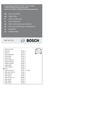 Bosch 1987 432 597 Installation Instruction