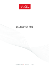 CSL ROUTER PRO Manual