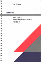 Tektronix DMA 121 User Manual