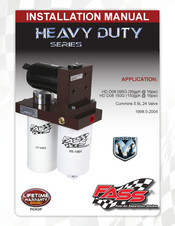 Fass HD D08 095G Installation Manual