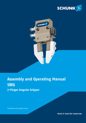 SCHUNK SWG 12 Assembly And Operating Manual
