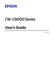 Epson CW-C8050 User Manual