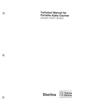 Thermo Electron Eberline PAC-1SAGA Technical Manual
